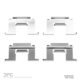 340-67004 Dynamic Friction For Infiniti/nissan 1982-1997 Brake Hardware Kit Front Wrnty
