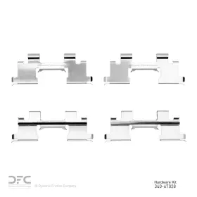340-67028 Dynamic Friction For Nissan 1987-1989 Brake Hardware Kit Rear 1 Year Warranty