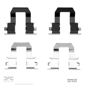 340-76018 Dynamic Friction For Toyota 1994-1997 Brake Hardware Kit Rear 1 Year Warranty