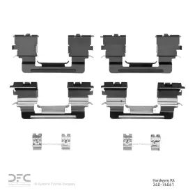 340-76061 Dynamic Friction For Toyota 2005-2015 Brake Hardware Kit Front 1 Year Warranty