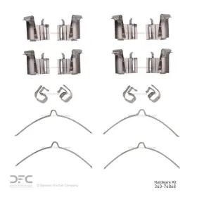 340-76068 Dynamic Friction For Lexus/subaru 2008-2024 Brake Hardware Kit Front Warranty