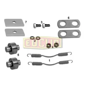 E-10866a Euclid Drum Brake Hardware Kit Transit Trucks 14.5 Inch