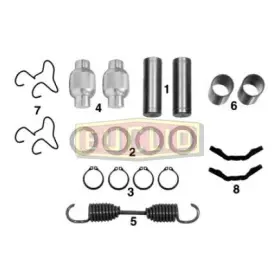 E-3373hd Euclid Drum Brake Hardware Kit Trailer Axle 12.25 Inch #2