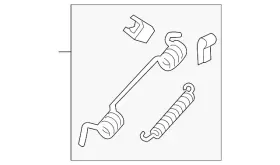 5c3z-2069-aa Ford Genuine Park Brake Shoes Retainer Kit