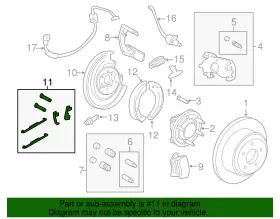 6l1z-2a225-a Ford Genuine Mount Kit #2