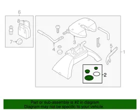 Bc3z-99000a25-a Ford Genuine Hardware Kit #2
