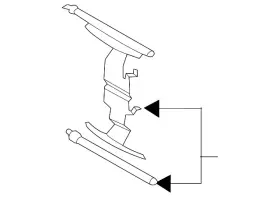 Fr3z-2068-d Ford Genuine Caliper Retainer Kit