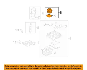 3c3z6766ca Ford Oem 08-10 F-350 Super Duty 6.4l-v8-engine Oil Filler Cap