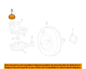 6e5z2162aa Ford Oem 06-12 Fusion Cowl Components On Dash Panel-filler Cap