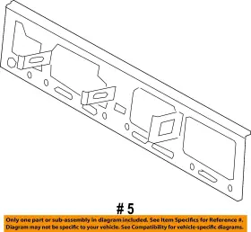 Bk3z6151212e Ford Oem 15-18 Transit-350 Side Panel-roof Rail Right #2