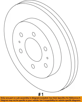 Cl3z1125c Ford Oem 10-14 F-150 Front Brake-disc Rotor Part # #3