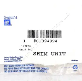 01394894 General Motors 5pk Gm Differential Drive Pinion Gear Bearing Shim Kit For 85-05 Blazer #3