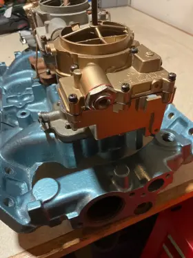 8782898 General Motors Tripower Intake 66 Pontiac Gto. Very Nice Condition. Came Off A Low Mileage #3