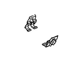 18019039 Gm Genuine Rear Disc Brake Pad Retaining Clip #3