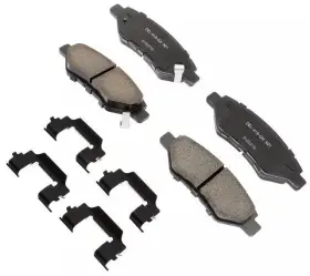 19428000 Gm Genuine 2010 Cadillac Srx Ceramic Rear Disc Brake Pad Kit With Clips