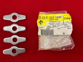 3691500 Gm Nos Corvette 4 Brake Shoe Guide Plates Bel Air Impala 51 53 57 60 62 #3