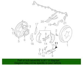 91174809 Gm Genuine Brake Shoes Spring #2