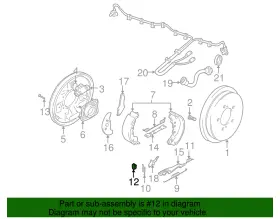91175469 Gm Genuine Brake Shoes Hold Down #2