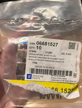 06681527 Gm Genuine Parts Set Of 10 Brake Cylinder Piston Spring Tv