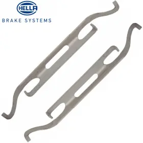 8dz-355-201-291 Hella Epsadlink4439 2 X Front Brake Caliper Pad Return Anti Rattle Springs 1998-12 Mercedes
