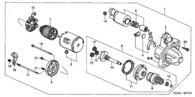 31203-raa-a01 Honda Genuine Lever Set