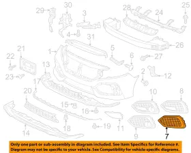 71108tgga00 Honda Oem 17-18 Civic Bumper Components-filler Cover