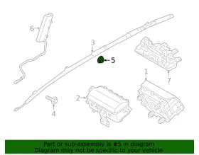 13395-08007-k Hyundai Genuine Hinge Nut #2