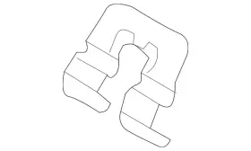 58246-0w000 Hyundai Genuine Disc Brake Pad Retaining Clip