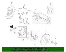 44078-ar00a Infiniti Genuine Anchor Plate #2