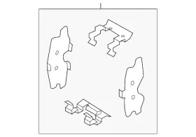 D1080-3ja0a Infiniti Genuine Hardware Kit