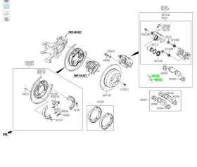 4z7000 Kia 58288 Sorento 2014-2020 Spring Pad Return