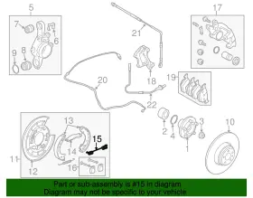 Lr031944 Land-rover Genuine Park Brake Shoes Hardware Kit #2