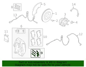 Lr156545 Land-rover Genuine Disc Brake Caliper Hardware Kit #2