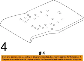 Lr040754 Land Rover Oem 13-17 Range Passenger Seat Components-filler #2