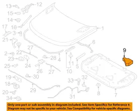 Lr042730 Land Rover Oem 13-22 Range Sport Hood Components-filler