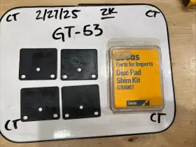 Gs6007 Lucas Disc Pad Shim Kit