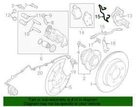 Bpyk-26-380a Mazda Genuine Disc Brake Spring #2