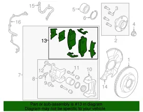 D0yn-33-29za Mazda Genuine Brake Pads #2