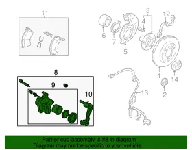 Gpyb-33-29zb Mazda Genuine Disc Brake Anti-rattle Clip Set #2