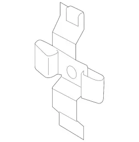 Na5f-33-231 Mazda Genuine Caliper Assembly Retainer Clip