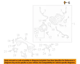 073026060 Mazda Oem 19-25 3 Rear Suspension Axle Differential-breather