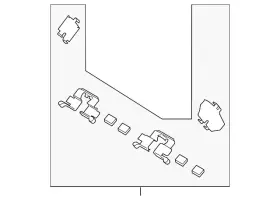 Tky8-26-49zb Mazda Genuine Hardware Kit