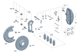 000-421-04-00 Mercedes-benz Genuine Guide Pin