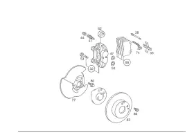 000-421-56-91 Mercedes-benz Genuine Spreader Spring
