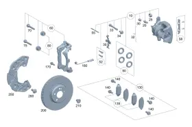 000-421-72-74-64 Mercedes-benz Genuine Guide Bolt