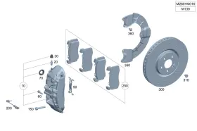 000-421-86-01 Mercedes-benz Genuine Spreader Spring