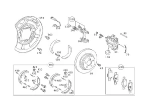 Mercedes-benz 000-993-73-11 Genuine Mercedes-benz Extension Spring