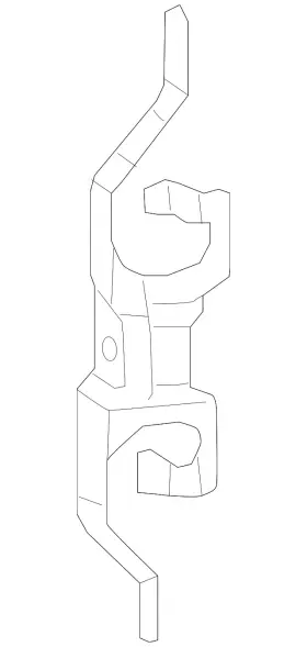 000-993-79-07 Mercedes-benz Genuine Disc Brake Anti-rattle Clip