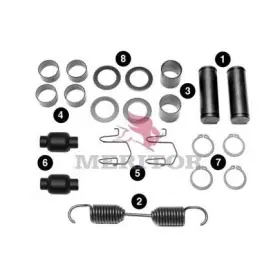 R509004 Meritor Drum Brake Hardware Kit Drive Axle 16.5 Inch