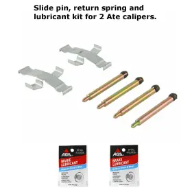 Epsadlink4235 Metger Autotiele 2 X 1992-02 Mercedes W140 W210 Rear Brake Caliper Return Spring And Slide Pin Kits
